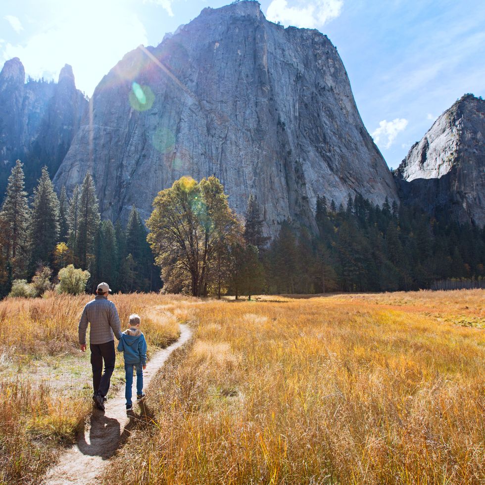 fall activities for families - visit a national park