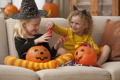 fall activities for families - candy