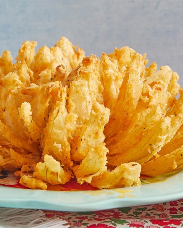 fall appetizers blooming onion