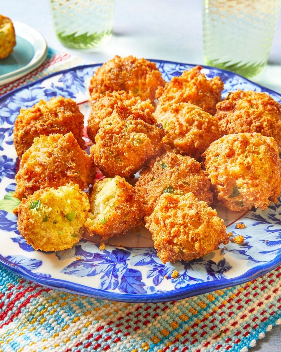 fall appetizers hushpuppies