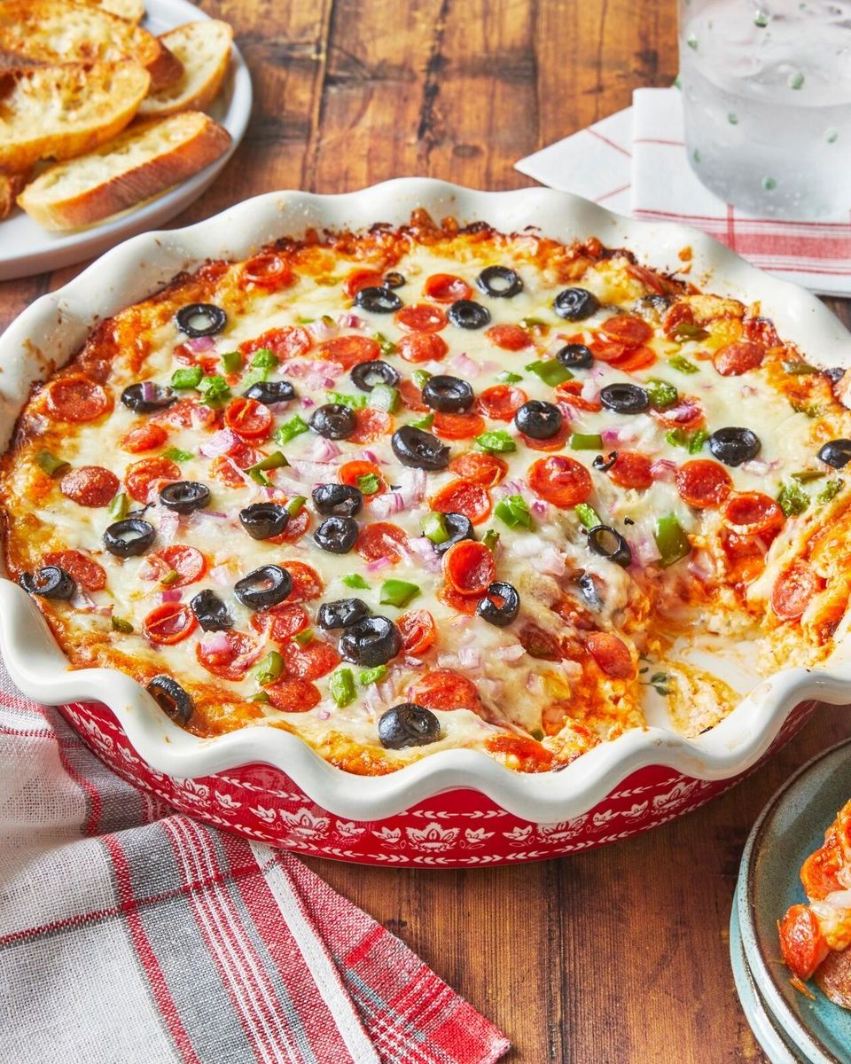 fall appetizers pizza dip