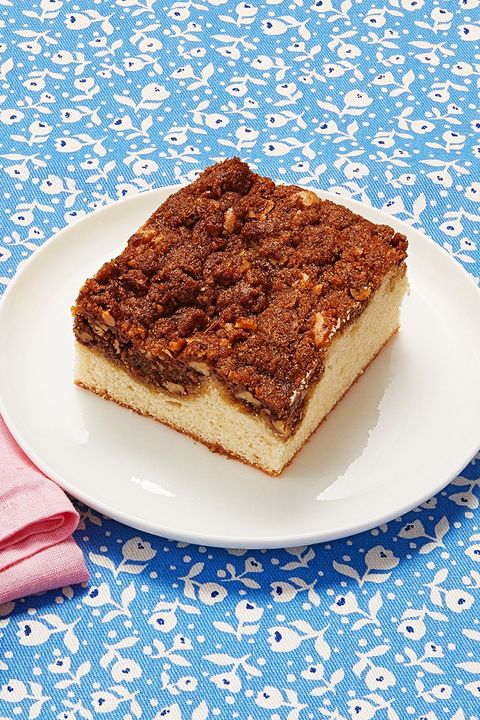 coffee cake on white plate