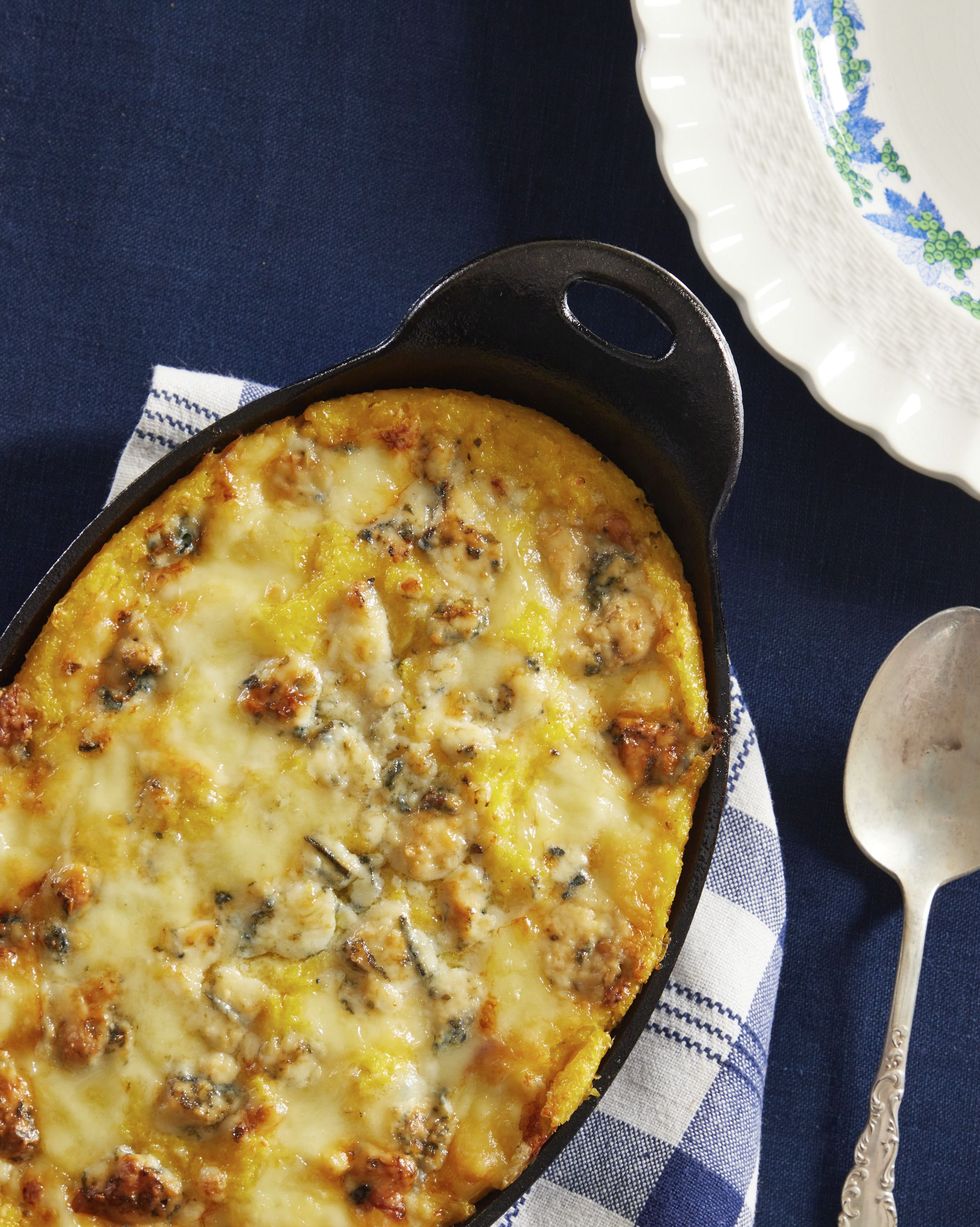 gorgonzola baked polenta