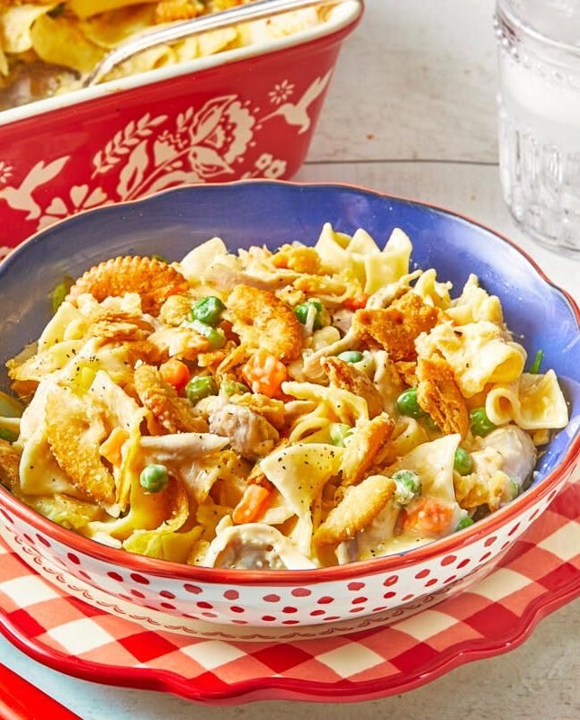 fall chicken recipes chicken noodle casserole