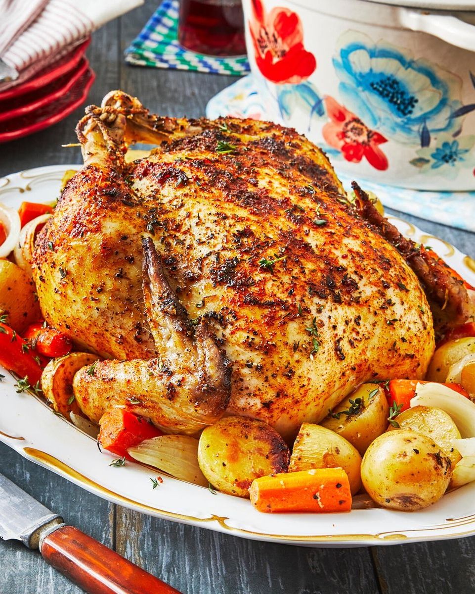 fall chicken recipes dutch oven roast chicken