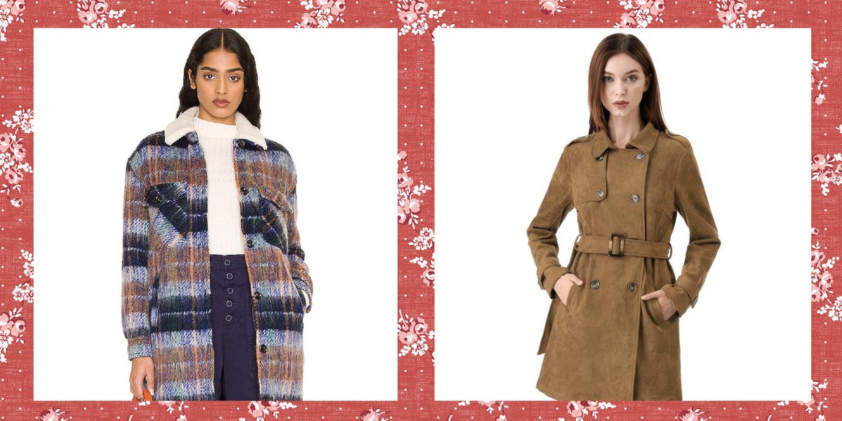 fall coats for women from revolve and amazon