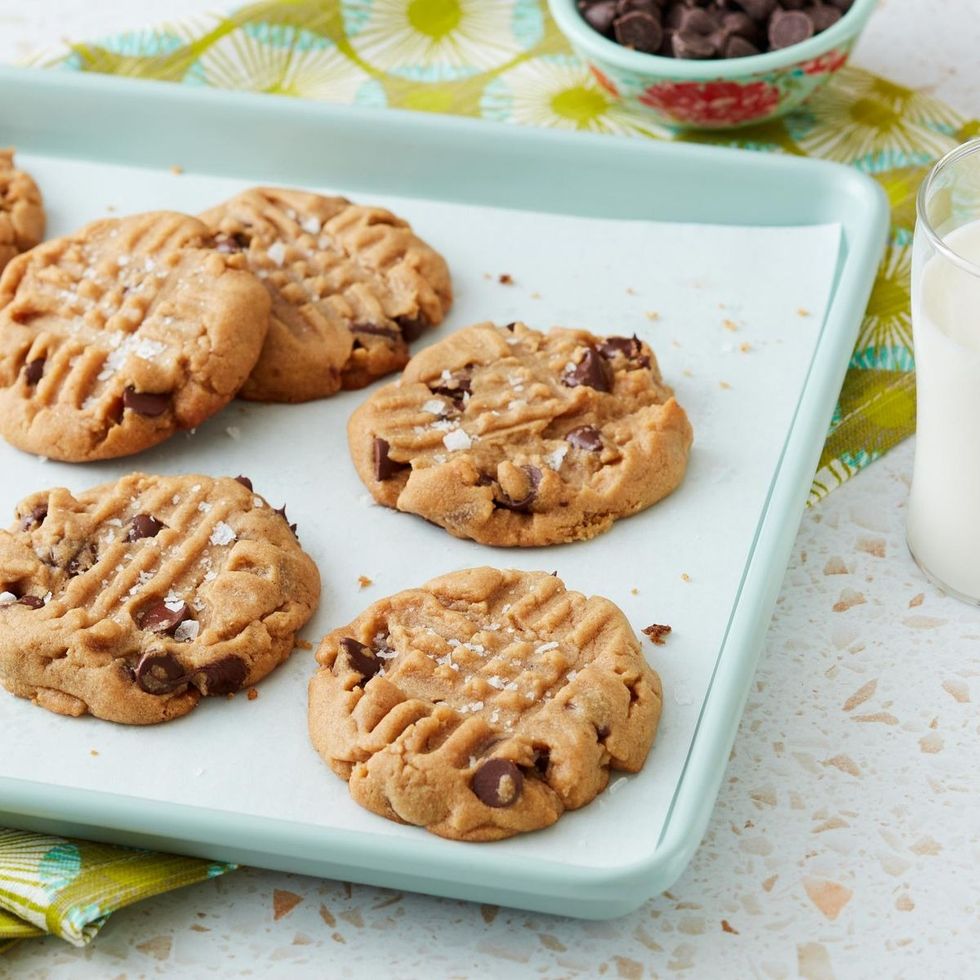 fall cookies peanut butter chocolate chip