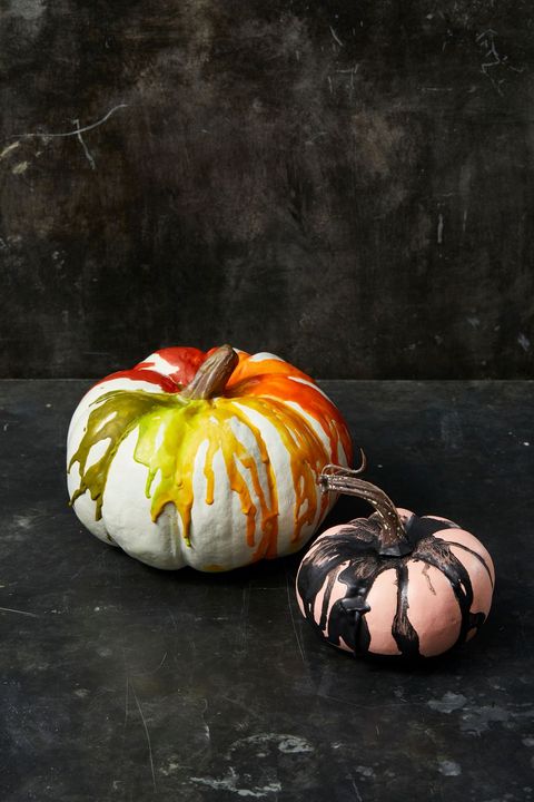 fall crafts for adults crayon drip pumpkins