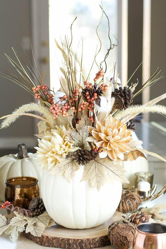 fall crafts for adults pumpkin vase