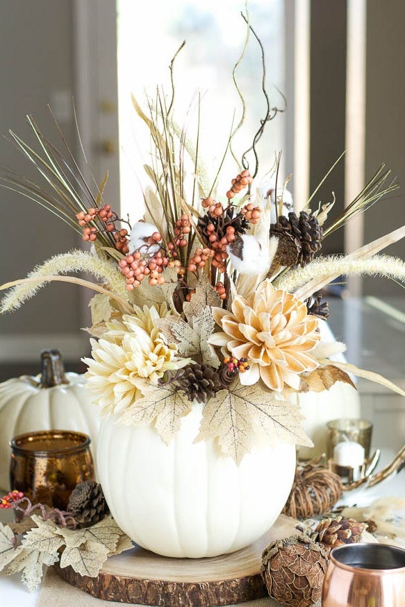 fall crafts for adults pumpkin vase