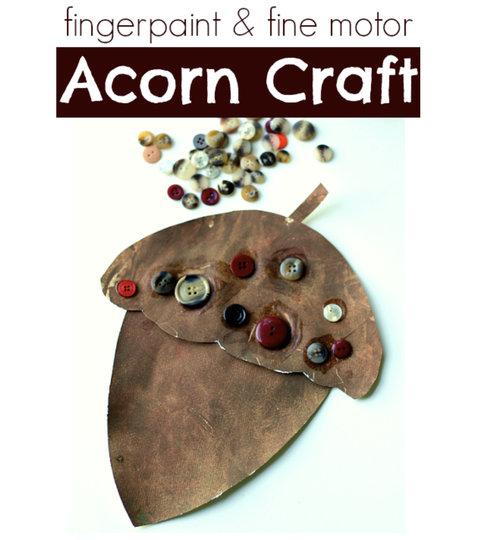 fall crafts for kids acorn craft
