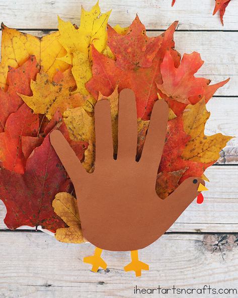 fall crafts for kids fall leaf turkey
