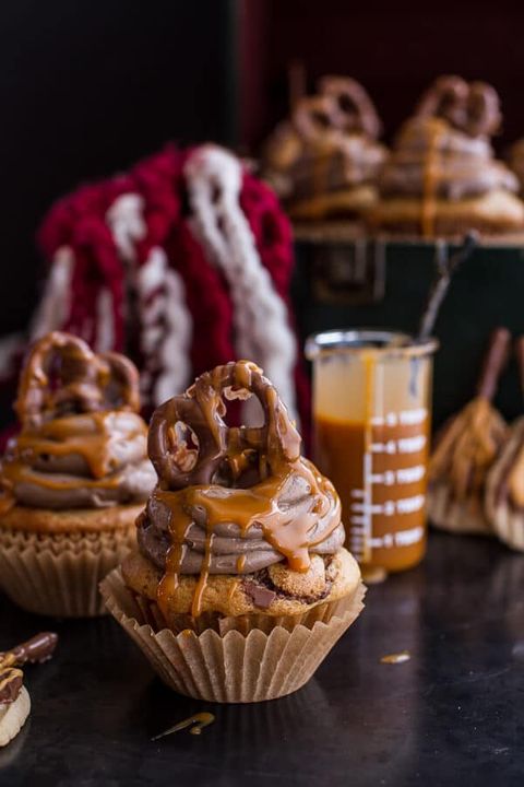fall cupcakes butterbeer