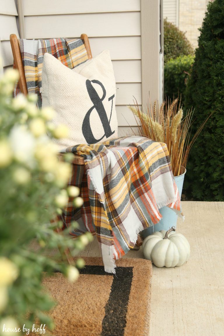 Simple Fall Home Decor Updates with Touches of Buffalo Plaid 