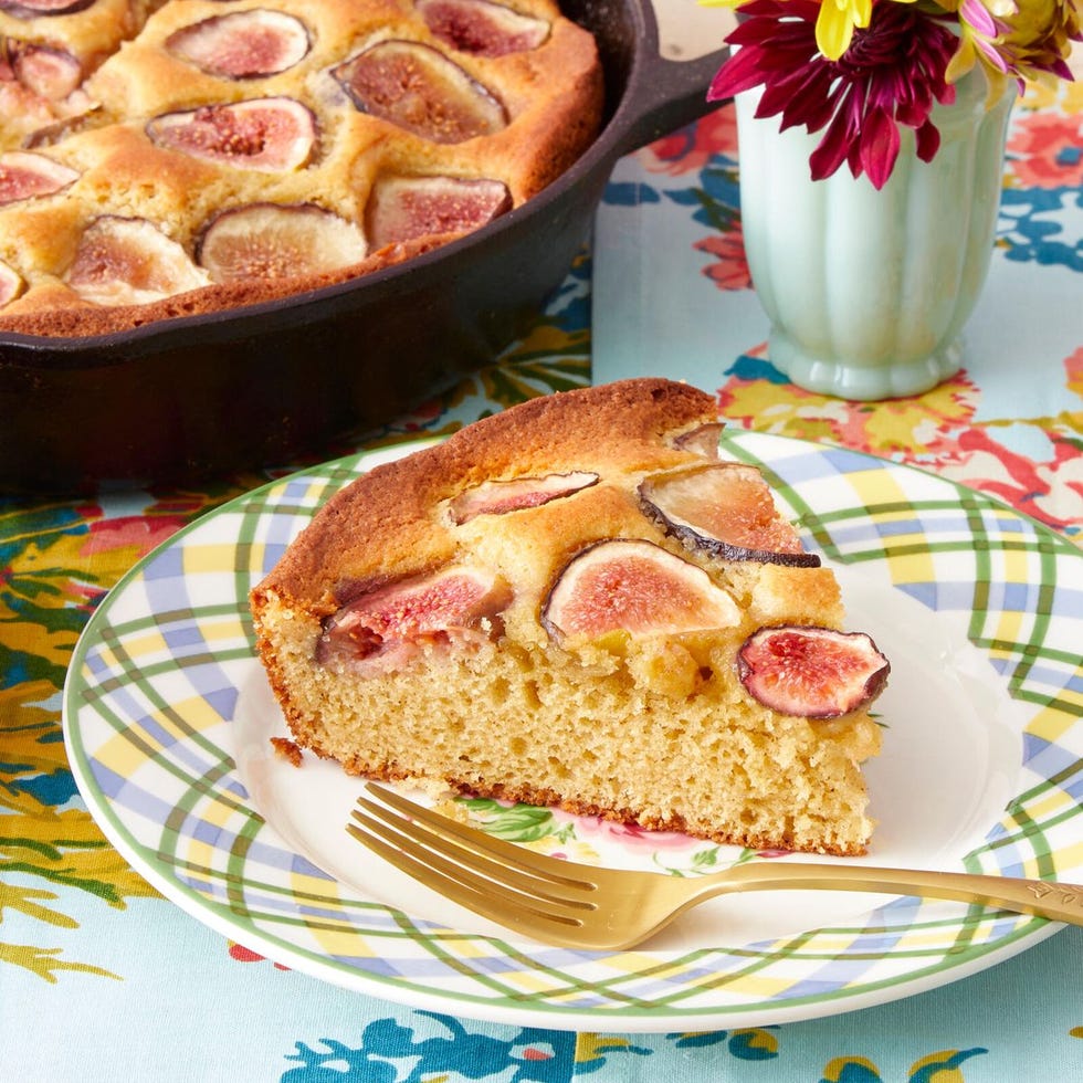 fig almond cake fall dessert