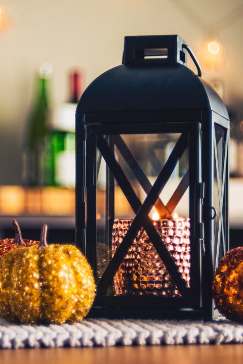 fall lantern decor