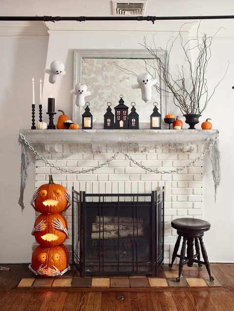30 Stylish Fall Mantel Decor Ideas - Best Autumn Mantel Decorations