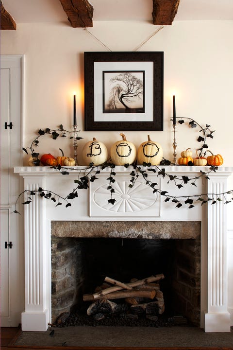 30 Stylish Fall Mantel Decor Ideas - Best Autumn Mantel Decorations 30 Stylish Fall Mantel Decor Ideas - Best Autumn Mantel Decorations
