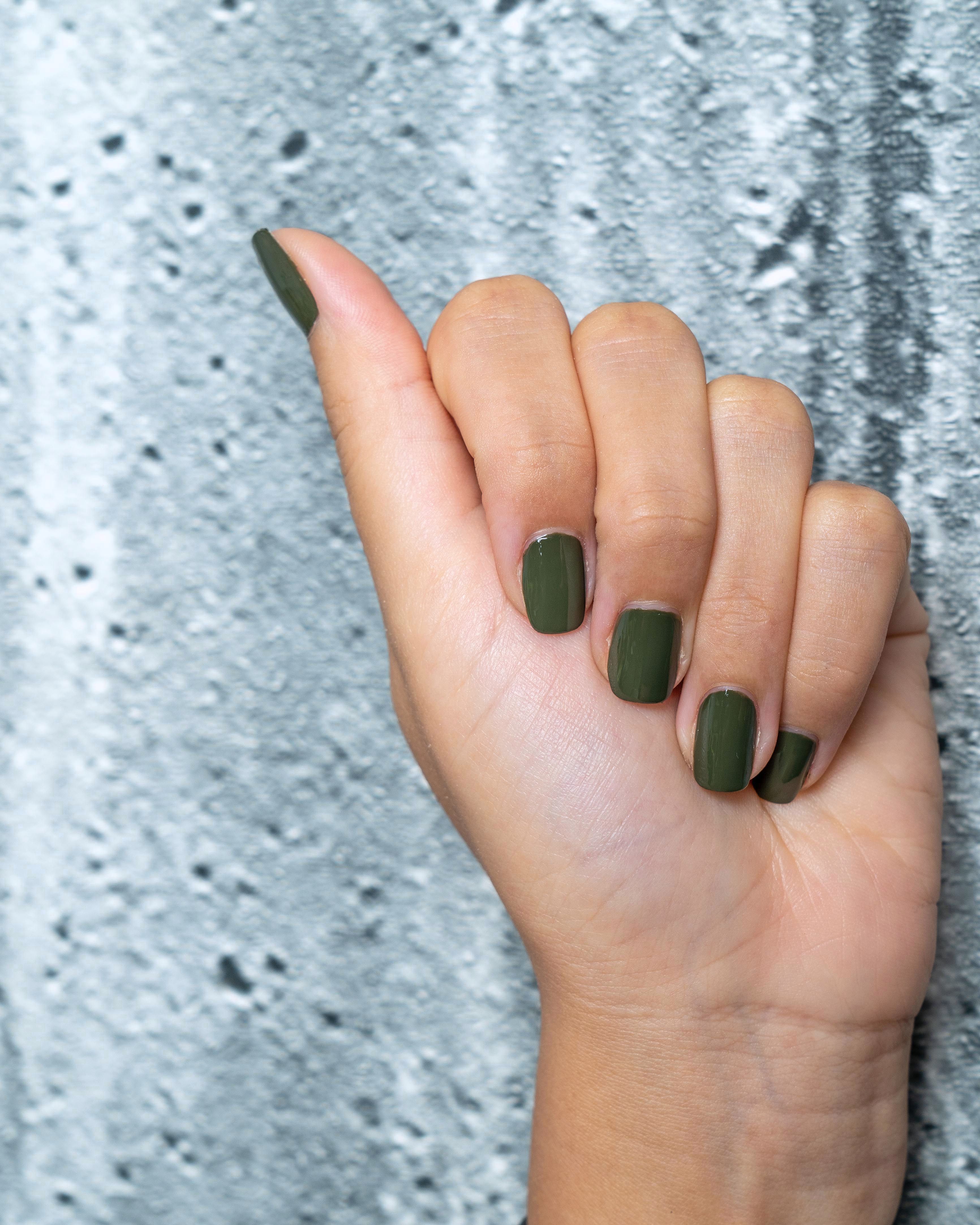 51 The Best Sage Green Nails 2023