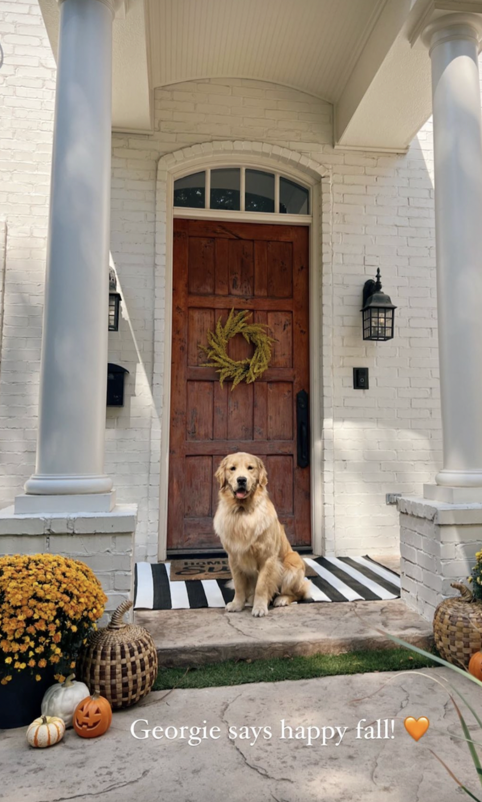 Outdoor fall decorations