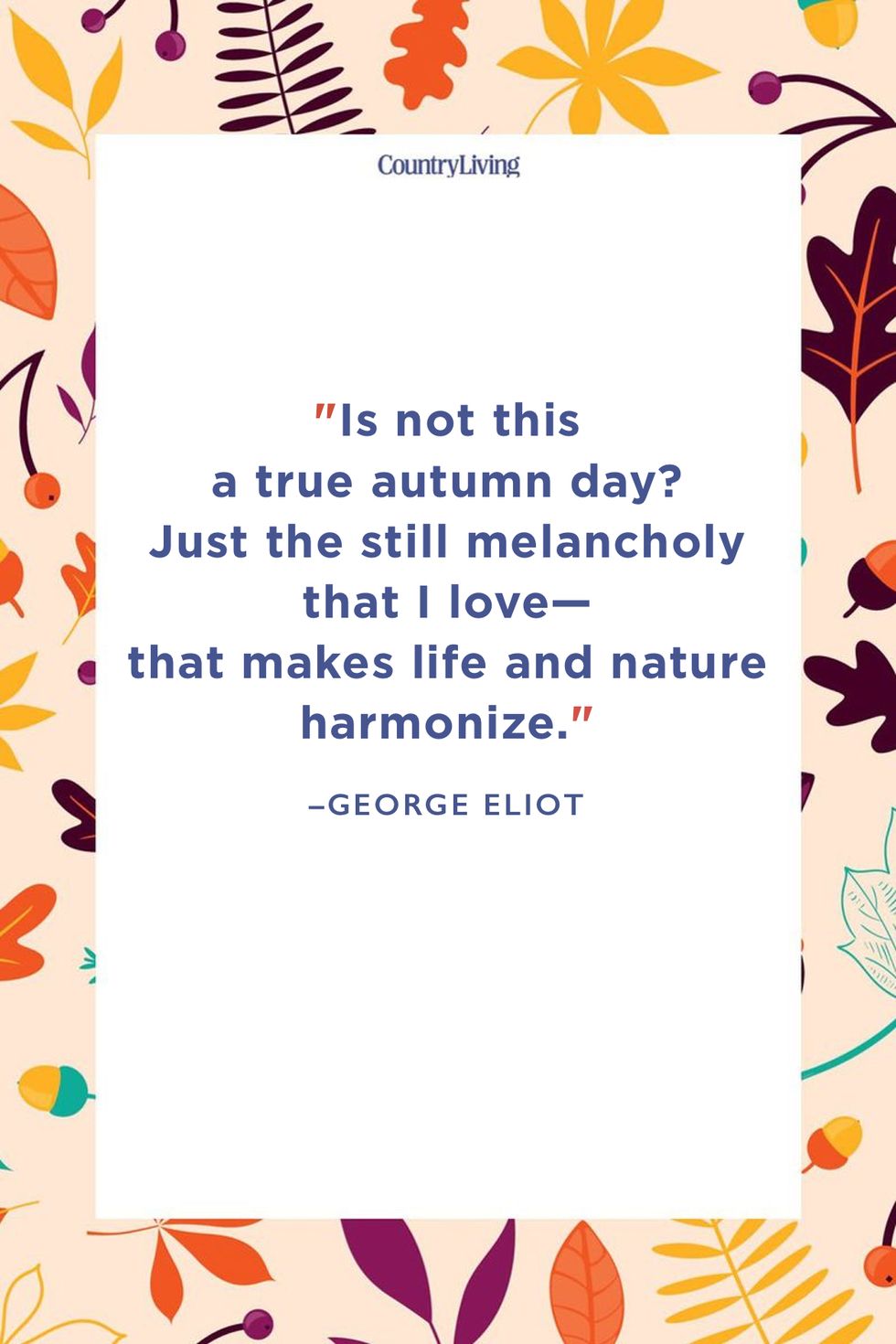 Fall Quotes George Eliot