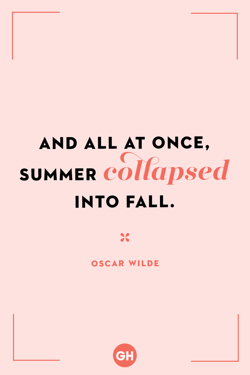 fall quotes oscar wilde