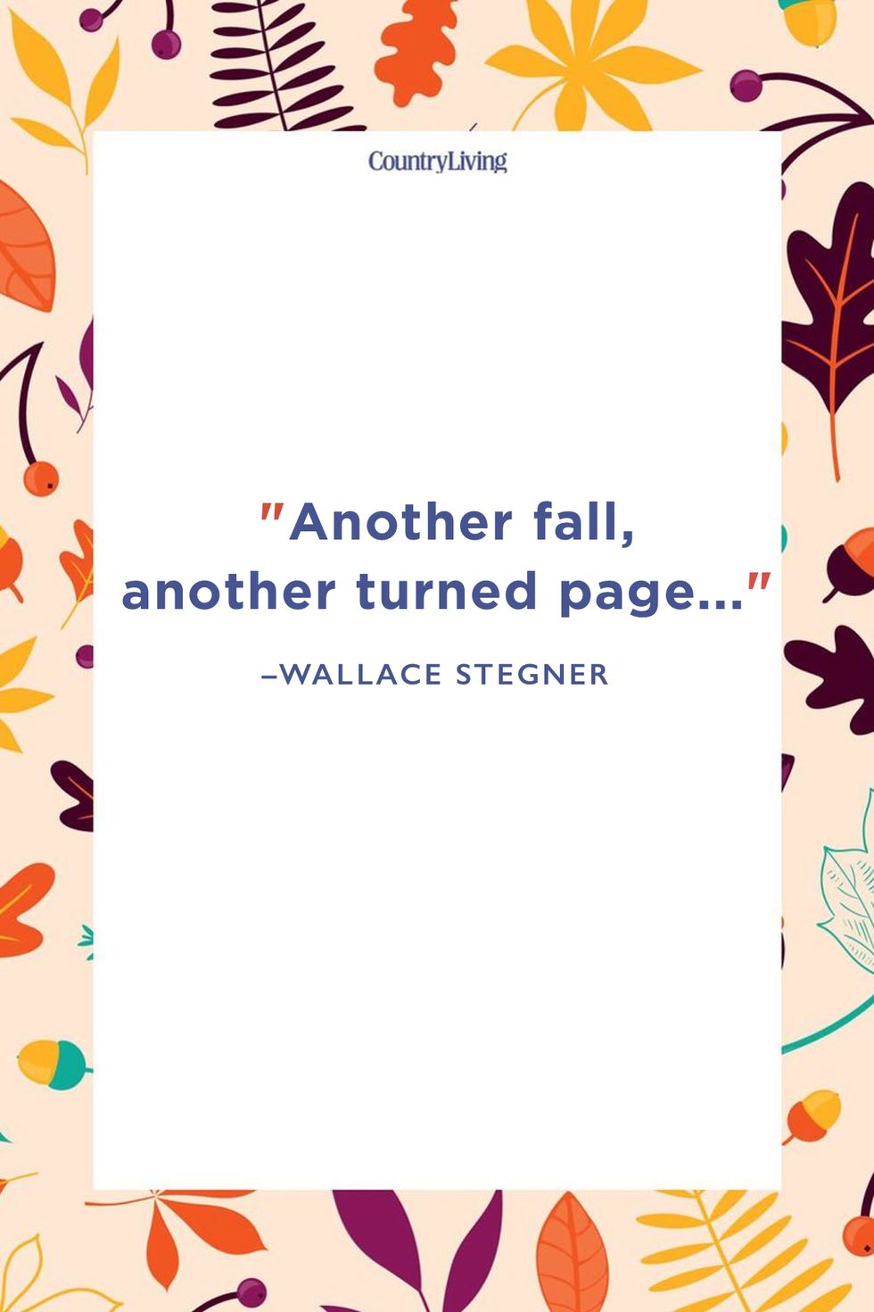 Fall Quotes Stegner