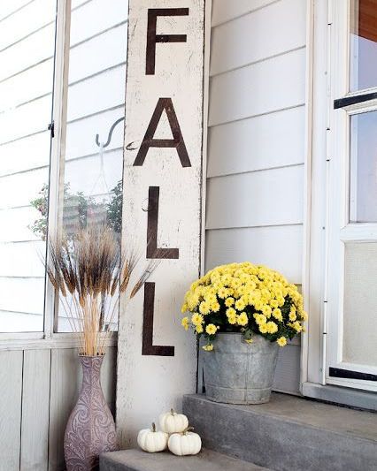 fall outdoor decorations sign