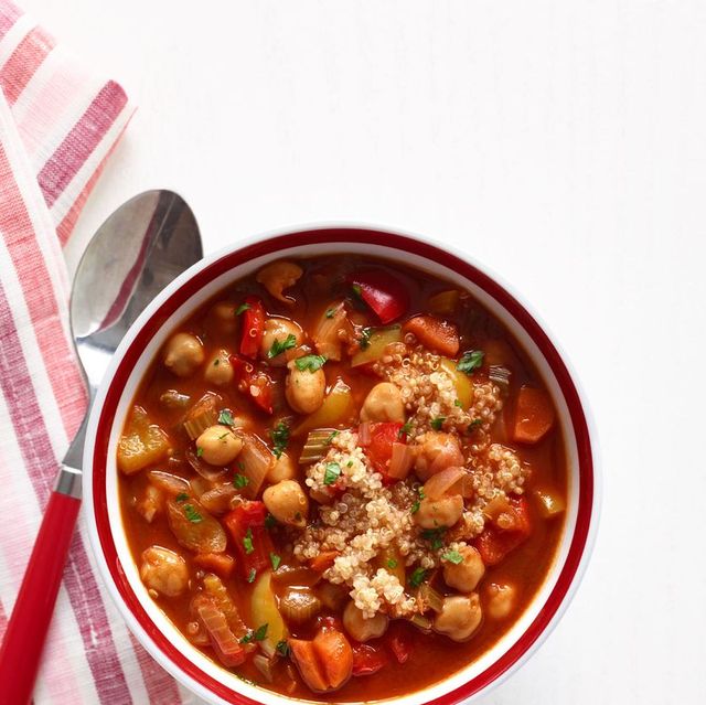 chickpea red pepper soup
