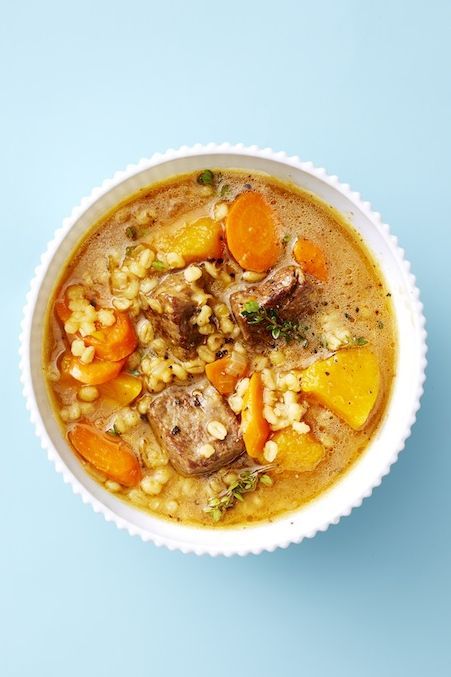 fall soups   beef and barley soup