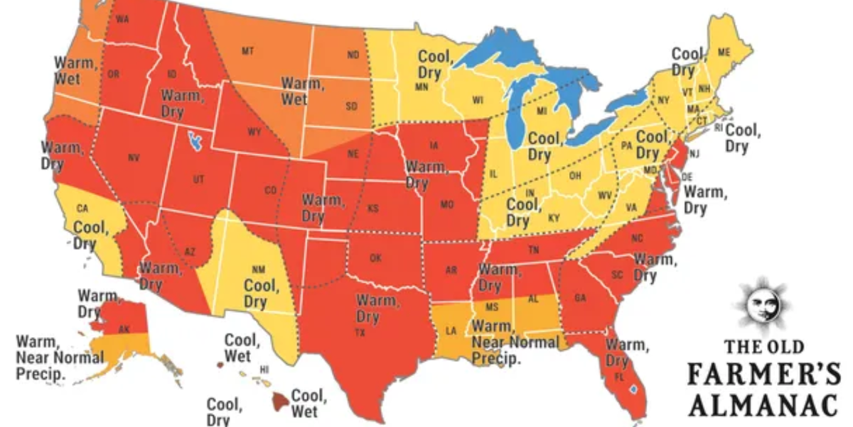 the old farmer's almanac fall weather map predictions the old farmer's almanac fall weather map predictions