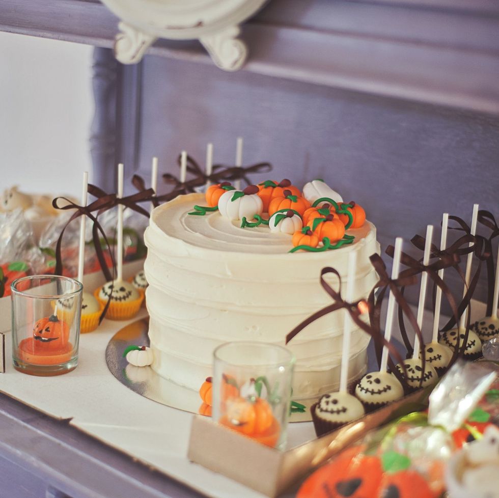 fall wedding ideas halloween cake