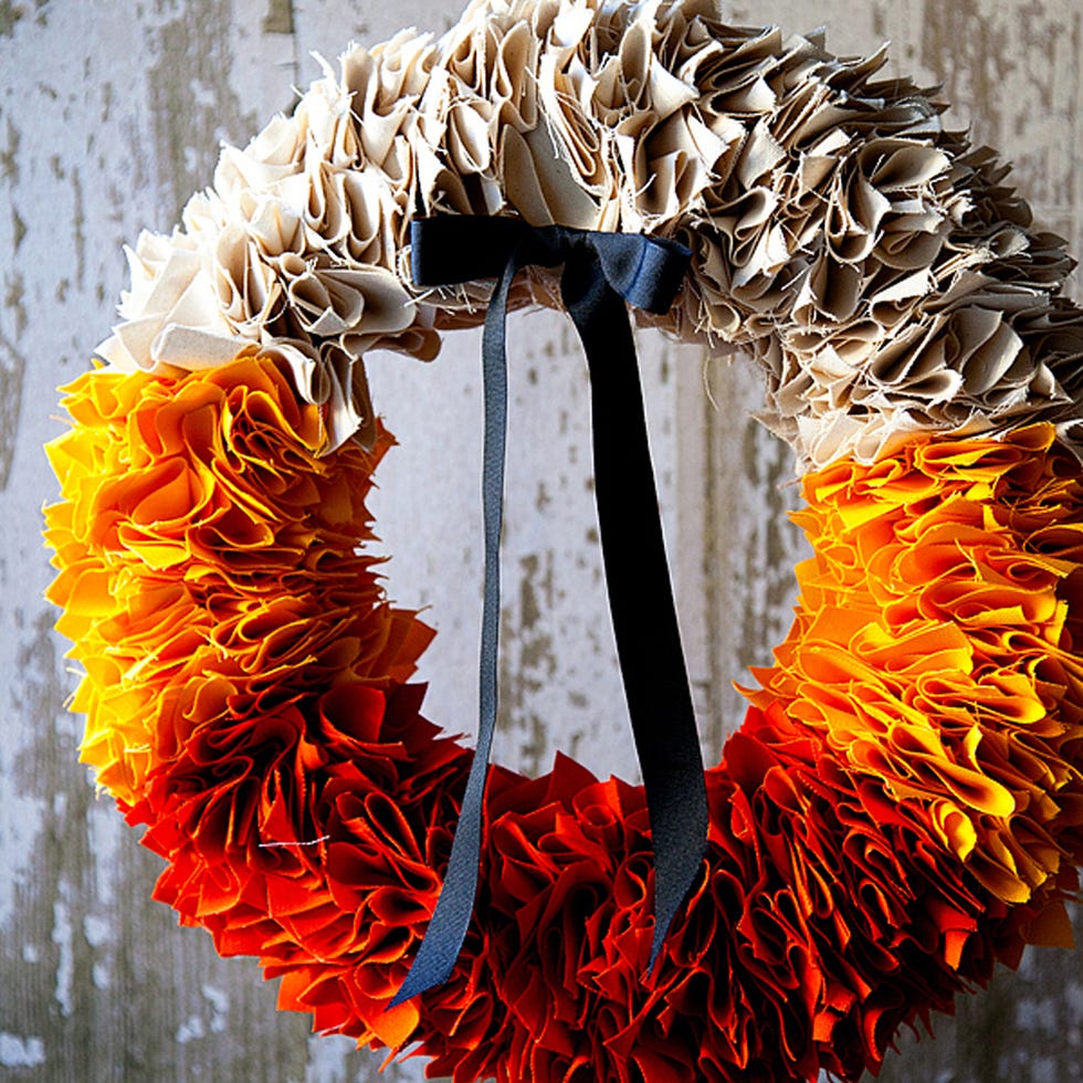 Fall Wreaths - Candy Corn Wreath