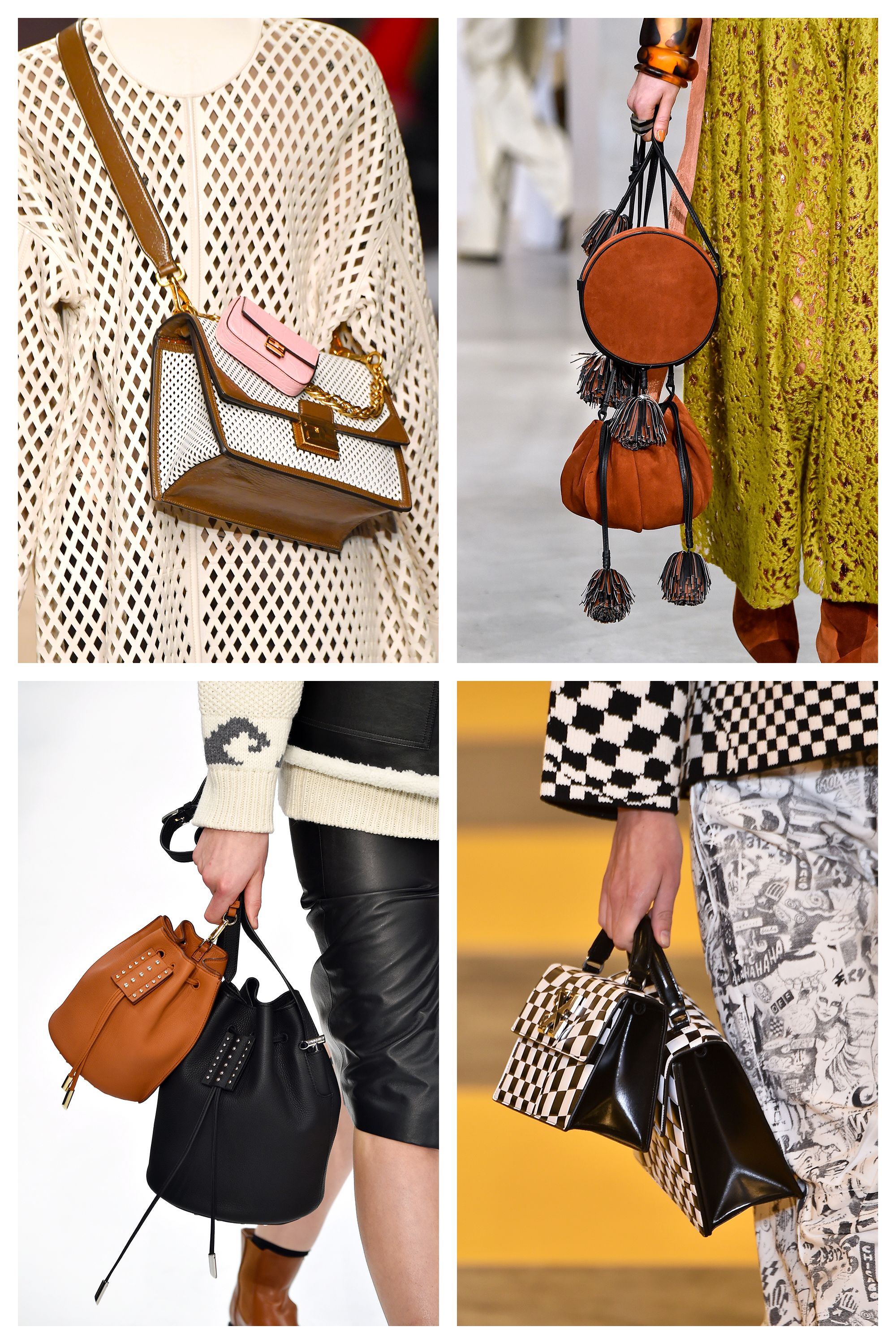 1990s Fall Handbags Totes Purse 6 Styles Shoulder Strap 