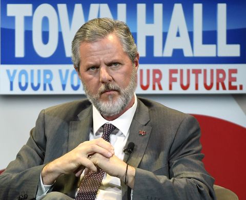 las vegas, nevada   march 05  liberty university president jerry falwell jr participates in a town hall meeting on the opioid crisis as part of first lady melania the first lady's "be best" initiative at the westgate las vegas resort  casino on march 5, 2019 in las vegas, nevada the town hall is the final stop of the first lady's three state tour promoting her platform that highlights children's well being, cyberbullying and opioid abuse  photo by ethan millergetty images
