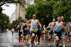 september 10, 2023 the 2023 5th avenue mile presented by new balance is held on fifth avenue in new york city photo by adam hunger for nyrr