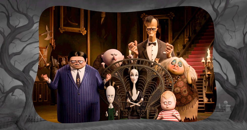 familia addams, versión animada