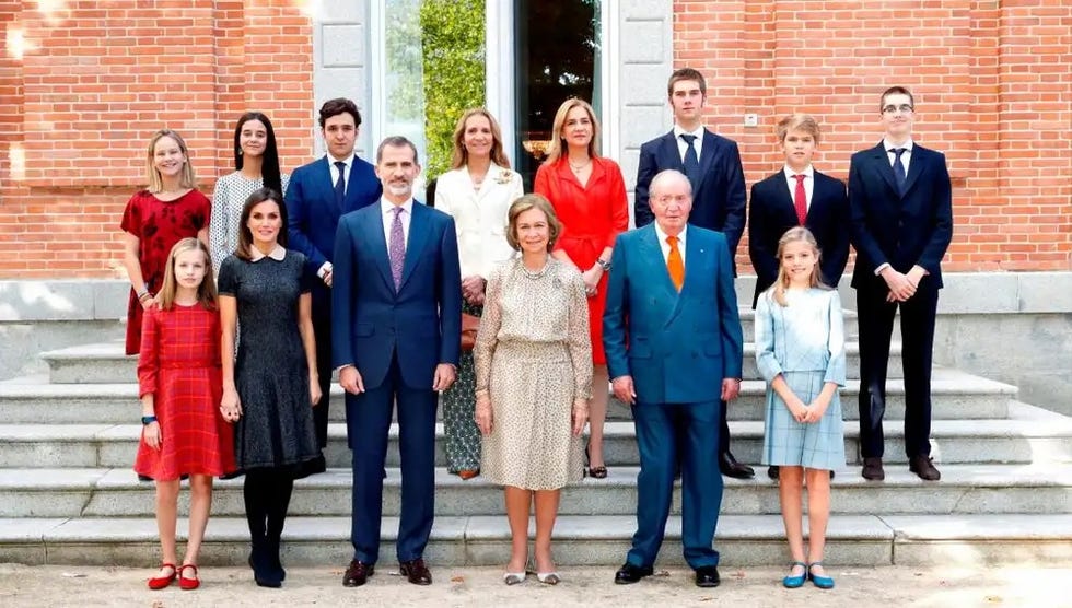 familia real española