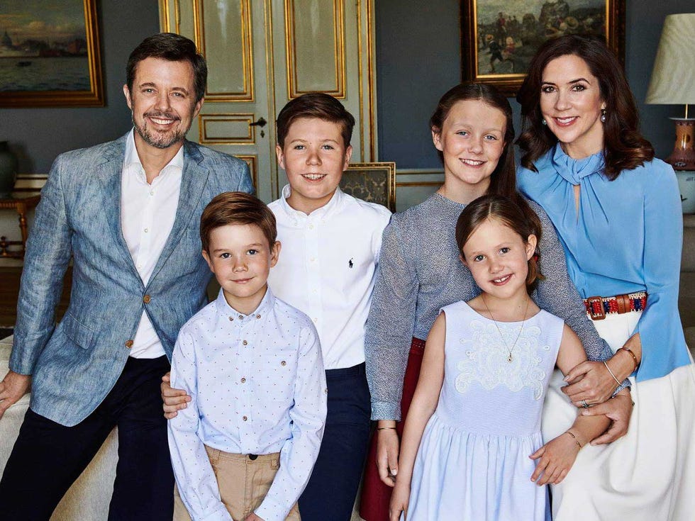 Federico y Mary de Dinamarca con sus hijos Royals adolescentes europeos