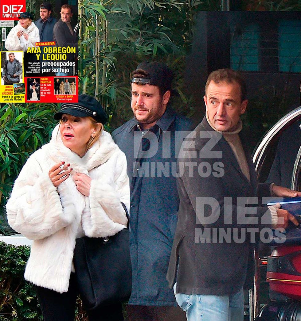 Ana Obregón y Alessandro Lequio, preocupados por su hijo Álex