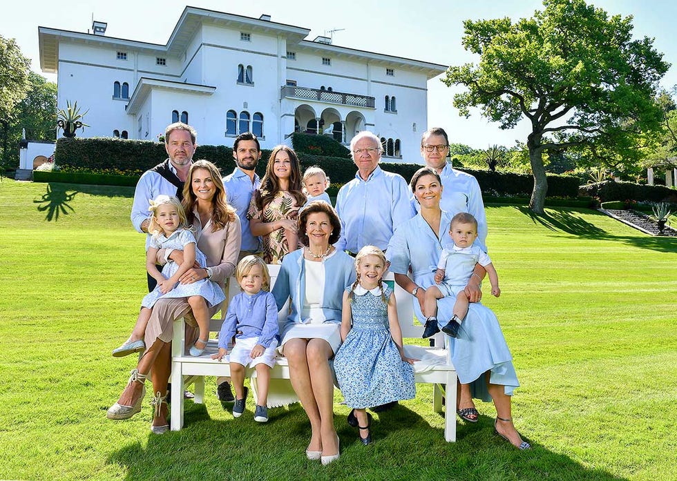 Posado familia real Suecia verano 2017