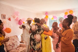 family and friends coming together for a birthday celebration