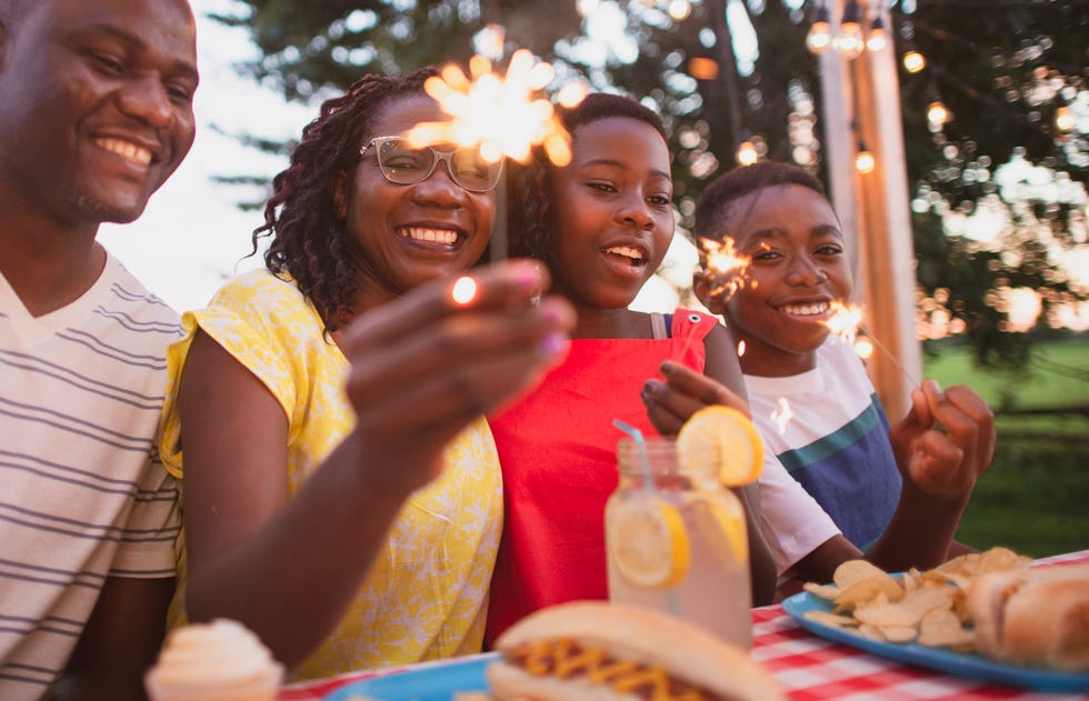 summer activities at a family bbq