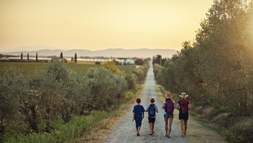 trekking in toscana