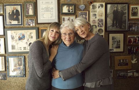 Three Generations of Women by Family Photos