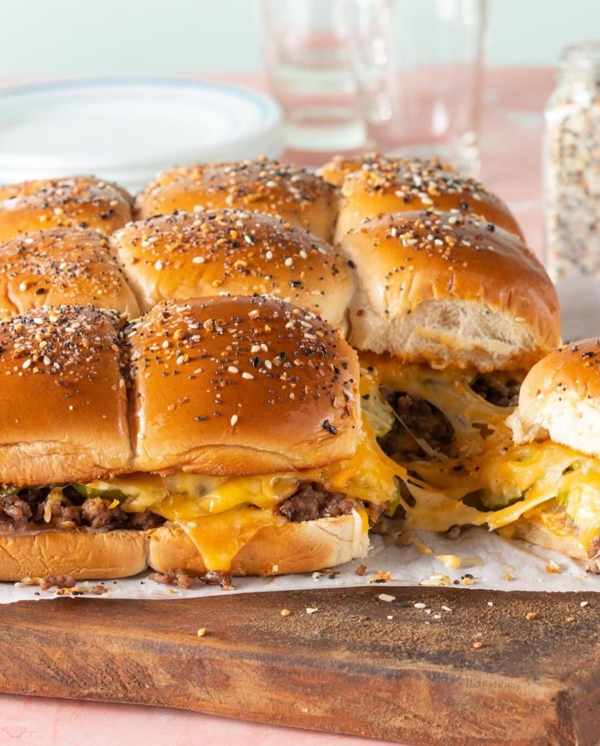 family meal ideas cheeseburger sliders