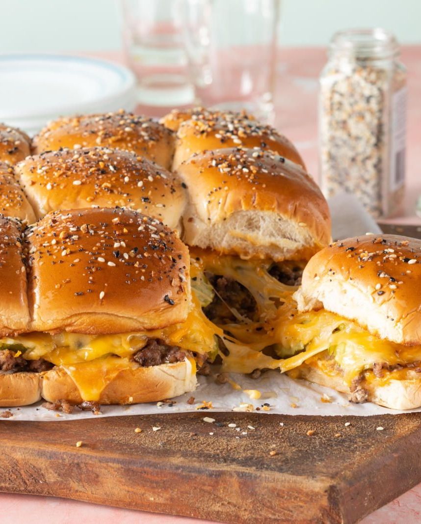 family meal ideas cheeseburger sliders