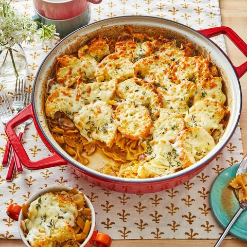 family meal ideas one pot french onion pasta