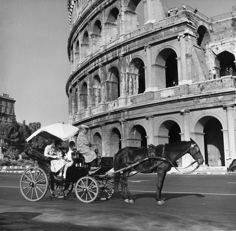 coach at colosseum