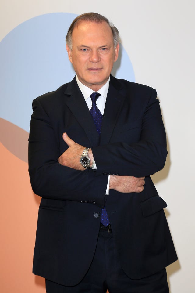 el periodista pedro piqueras durante la presentacion de los informativos 2015 de mediaset en madrid